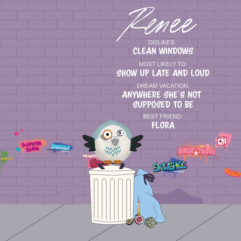 Sugar Skwisheez Dumpster Divers Pigeon