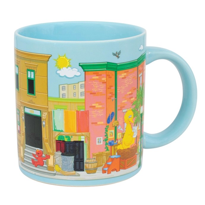 Sunny Day In Sesame Street Heat Changing Mug
