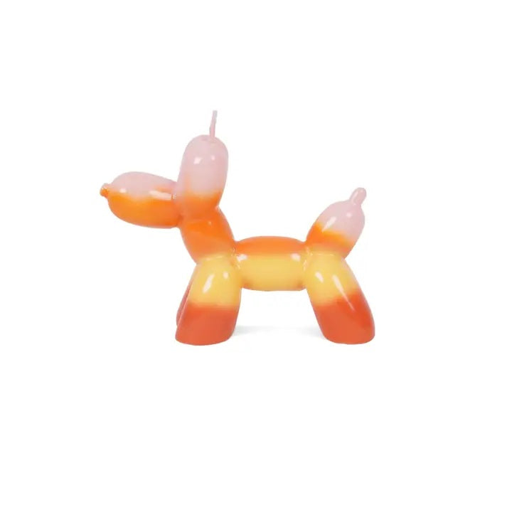 Sunset Balloon Dog Candle