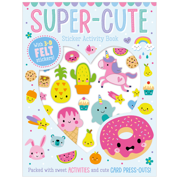 Super Cute Felt Sticker Activity Book