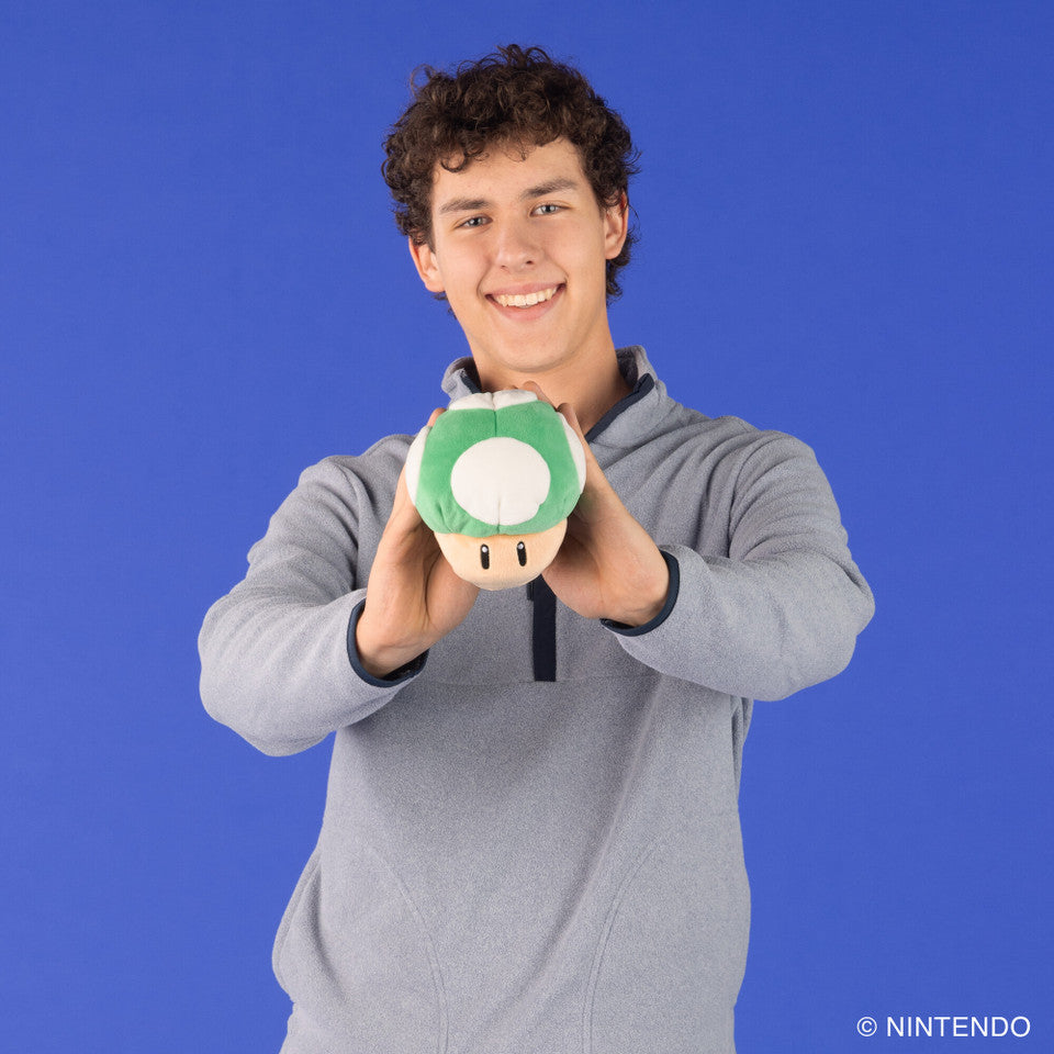 Super Mario Junior Mocchi Plush 6" 1-Up Mushroom