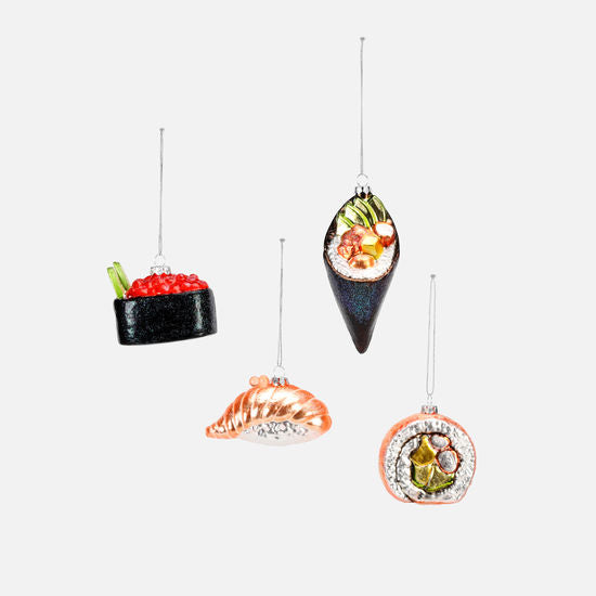 Sushi Glass Assorted Ornament