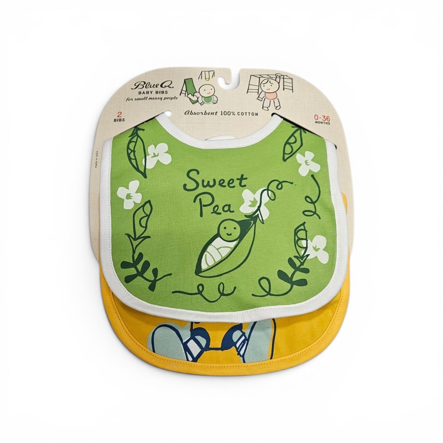 Sweet Pea & Wrecking Ball Baby Bibs