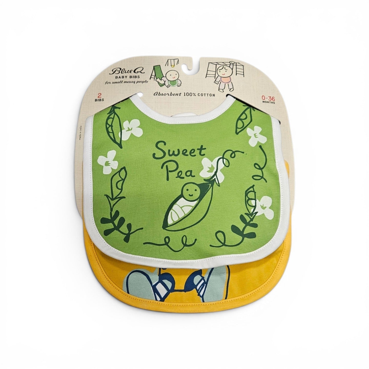 Sweet Pea & Wrecking Ball Baby Bibs