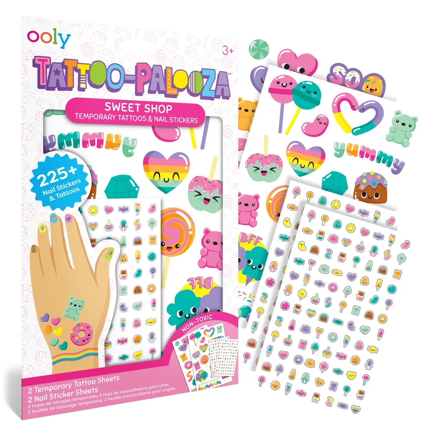 Sweet Shop Tattoo-Palooza Temporary Tattoos & Nail Tattoos