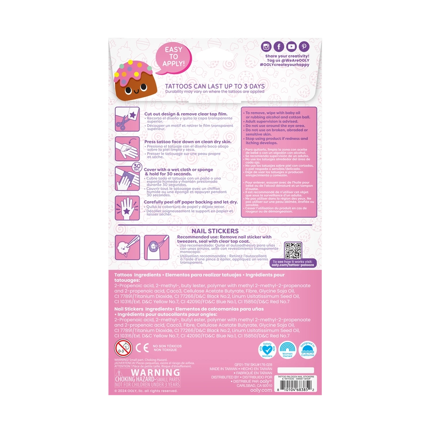 Sweet Shop Tattoo-Palooza Temporary Tattoos & Nail Tattoos