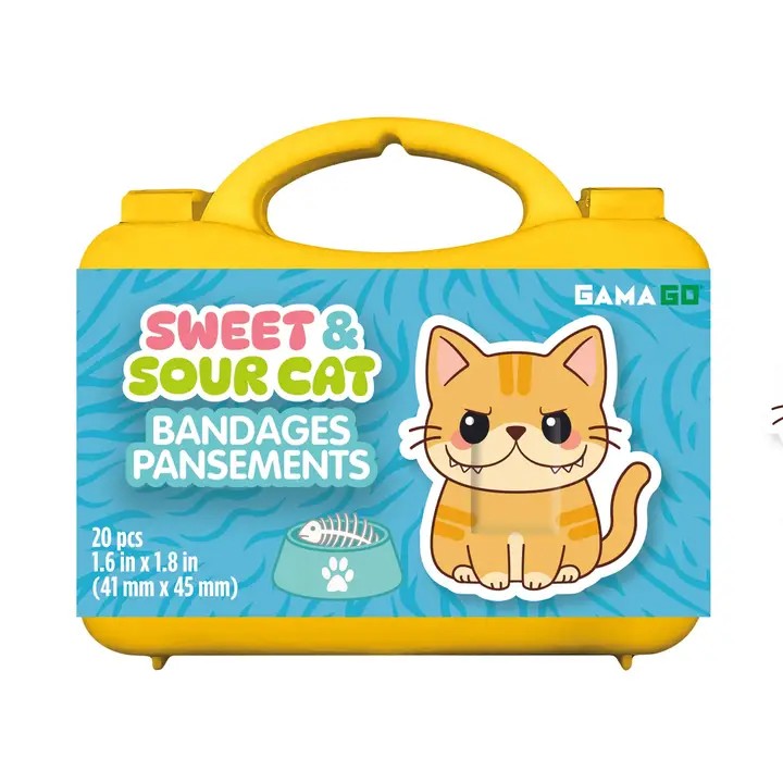 Sweet & Sour Cat Bandages With Case