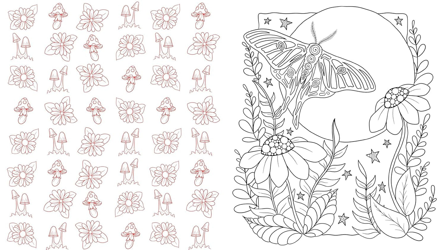 Sweet & Spooky Coloring Book