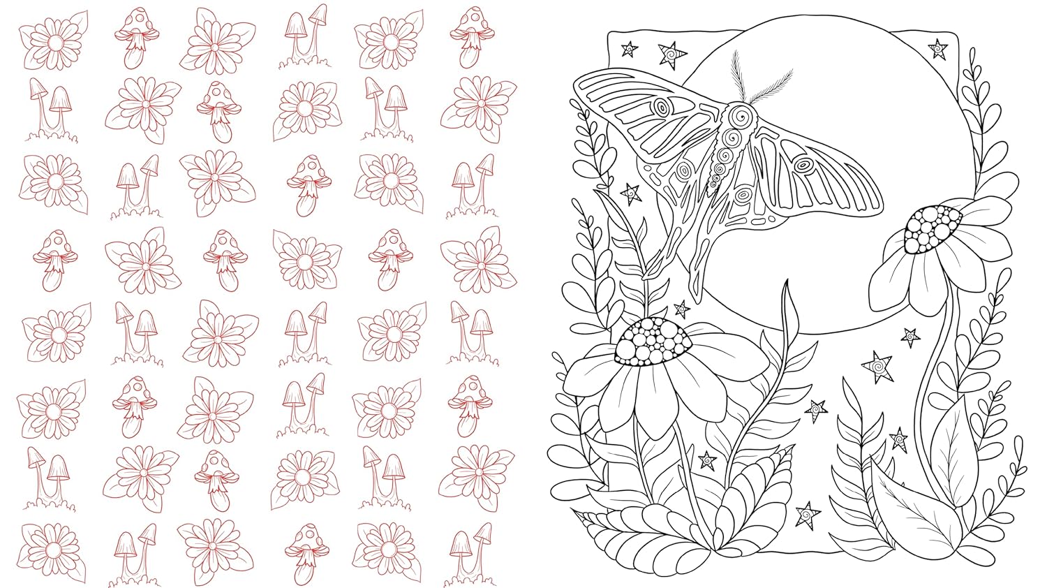 Sweet & Spooky Coloring Book
