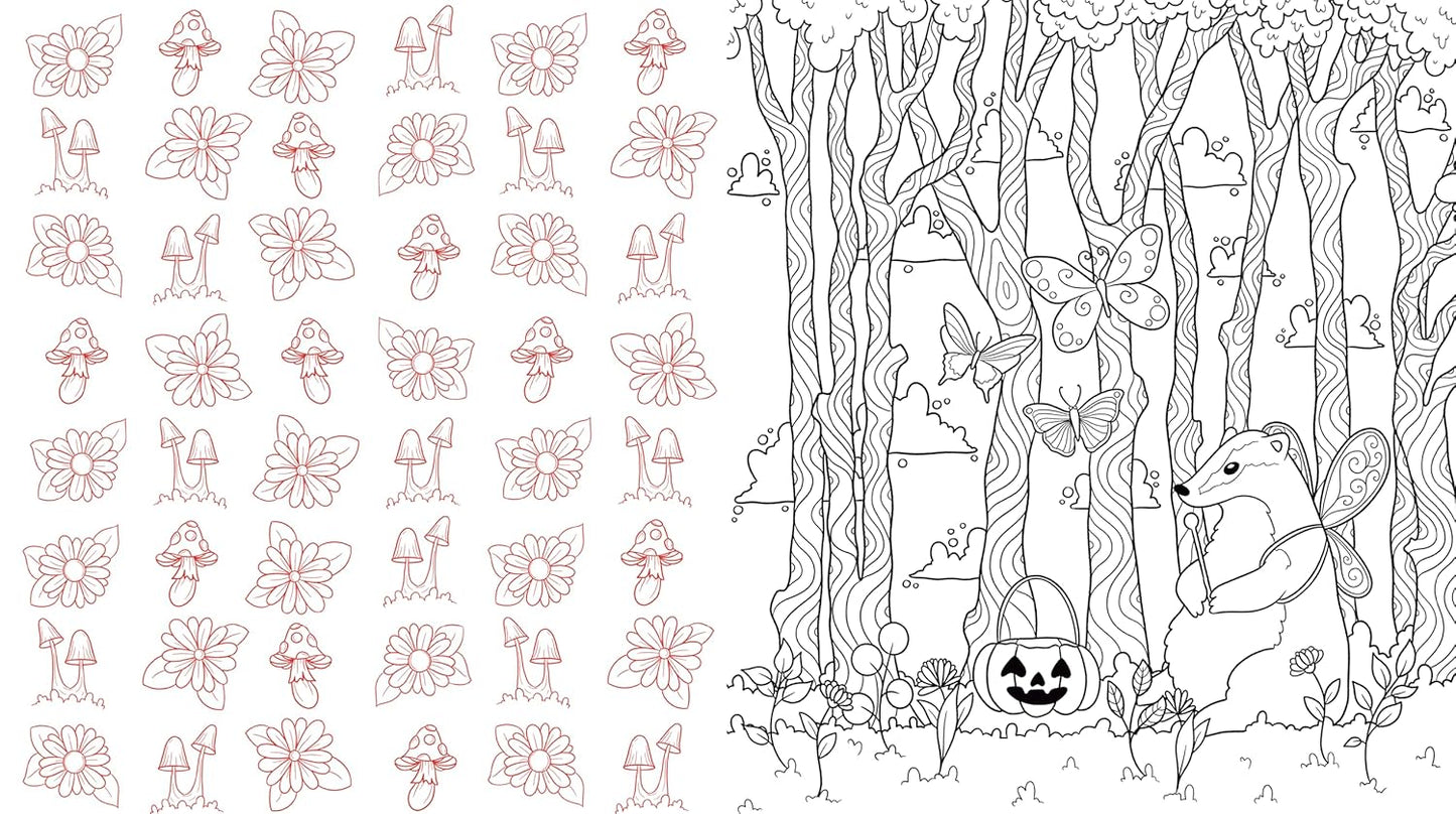Sweet & Spooky Coloring Book