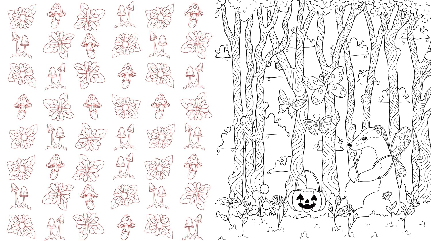 Sweet & Spooky Coloring Book