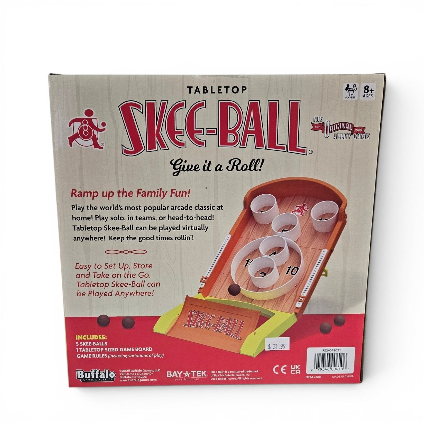 Tabletop Skee Ball