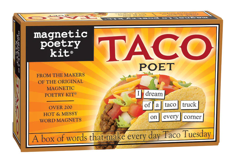Taco Poet Magnetic Poetry