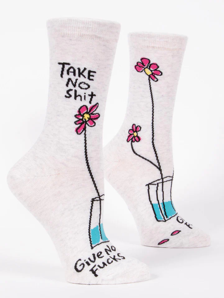 Take No Shit Give No Fucks Women's Socks