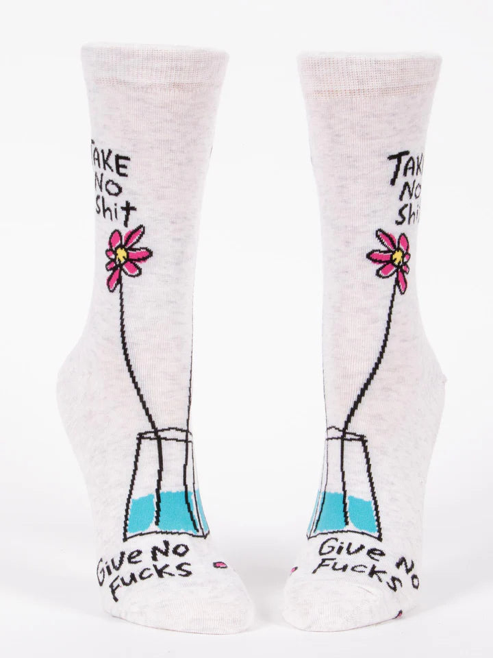 Take No Shit Give No Fucks Women's Socks
