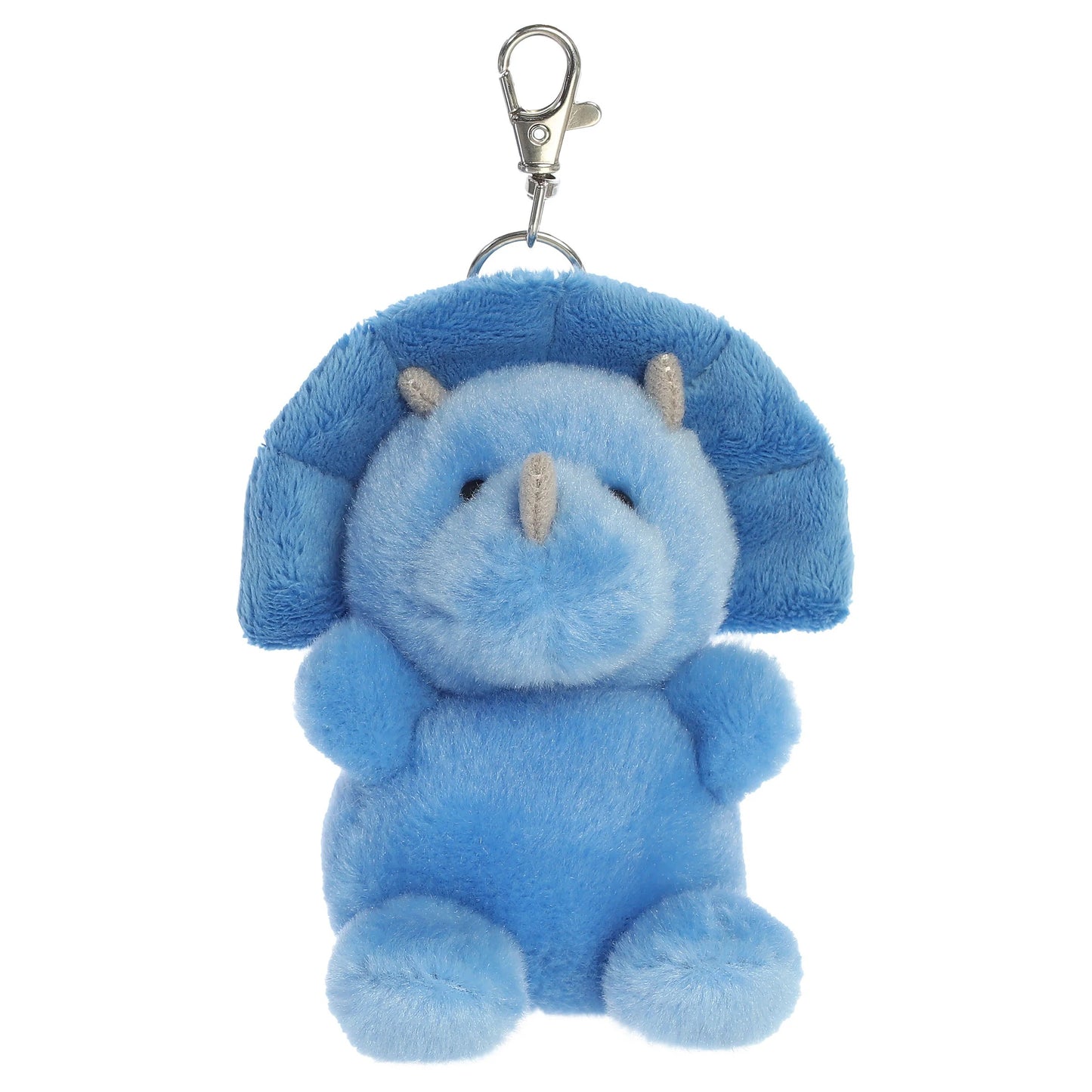 Tank Triceratops Clip-On Palm Pals Plush  4"