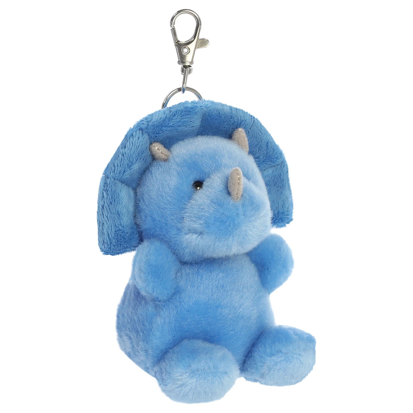Tank Triceratops Clip-On Palm Pals Plush  4"