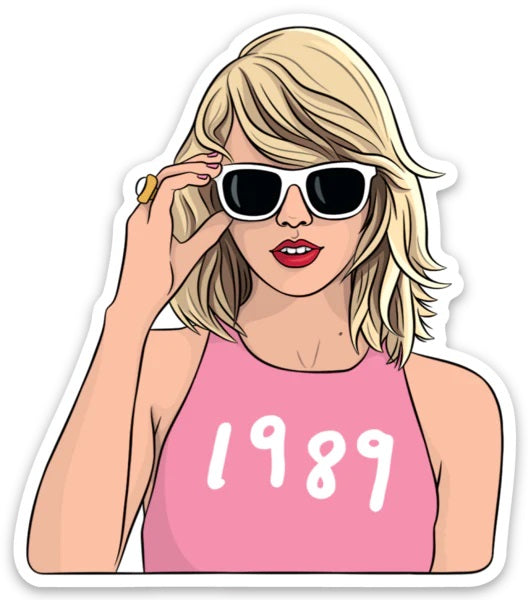 Taylor Swift 1989 Die Cut Sticker