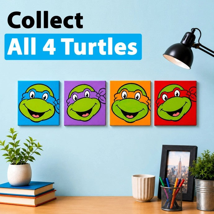 Teenage Mutant Ninja Turtles Leonardo Micro Art By Numbers