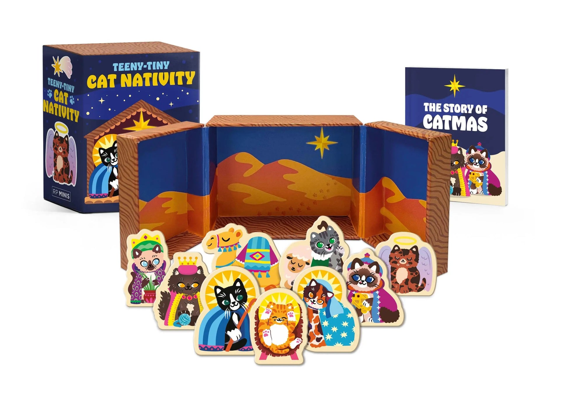 Teeny-Tiny Cat Nativity Kit