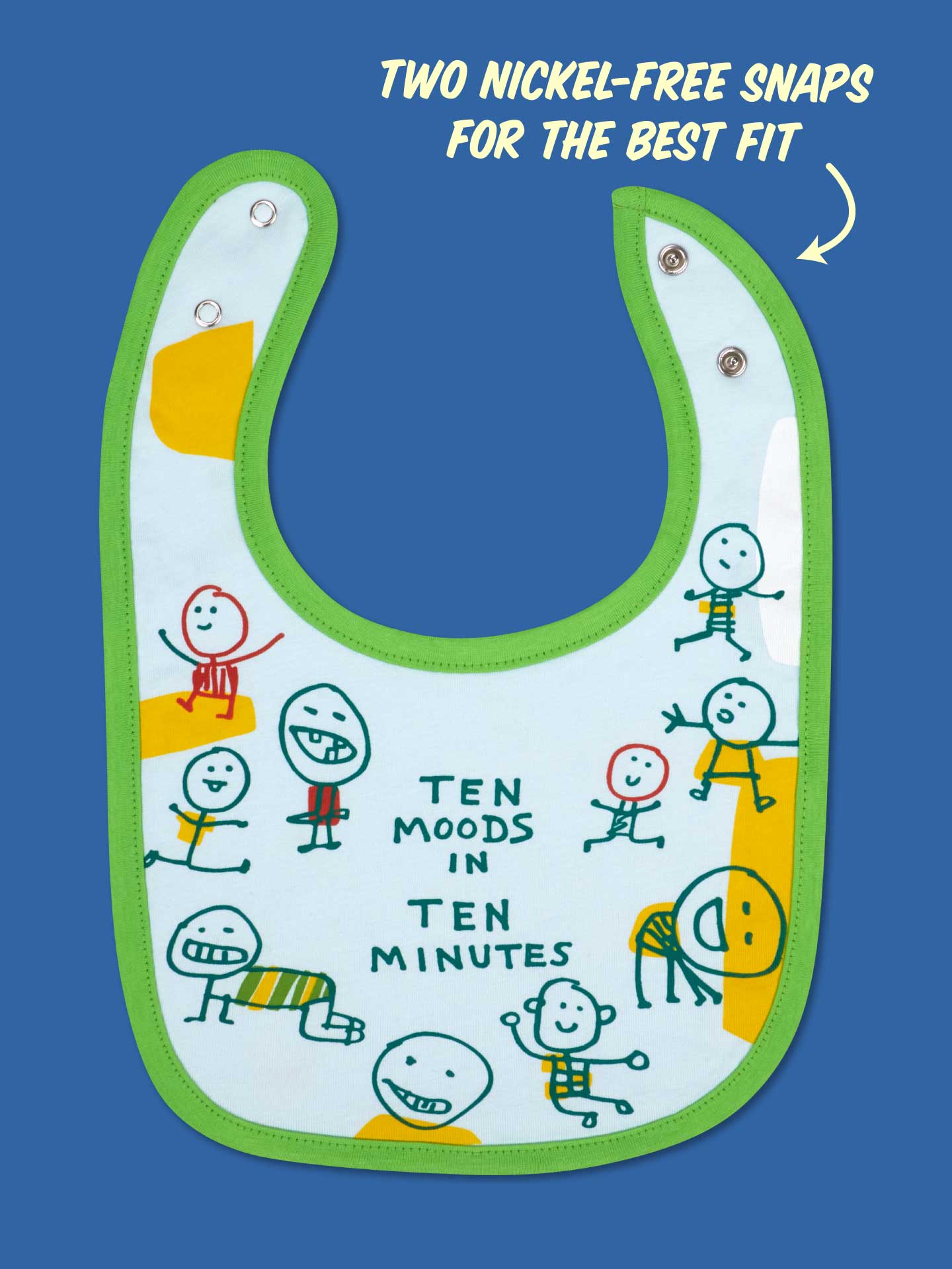 Ten Moods In Ten Minutes Finding My Voice Baby Bibs
