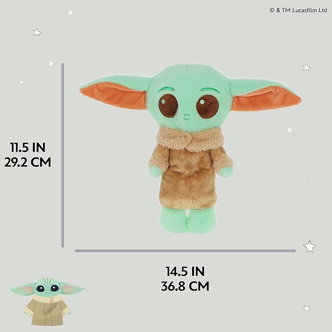 The Child Grogu First Snuggle Buddy Plush 10" Star Wars Mandalorian