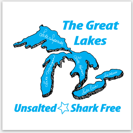 Great Lakes Unsalted Vinyl Sticker