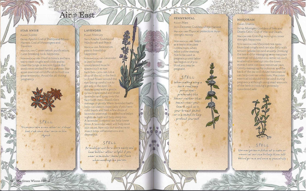 Green Wiccan Book Of Herbs
