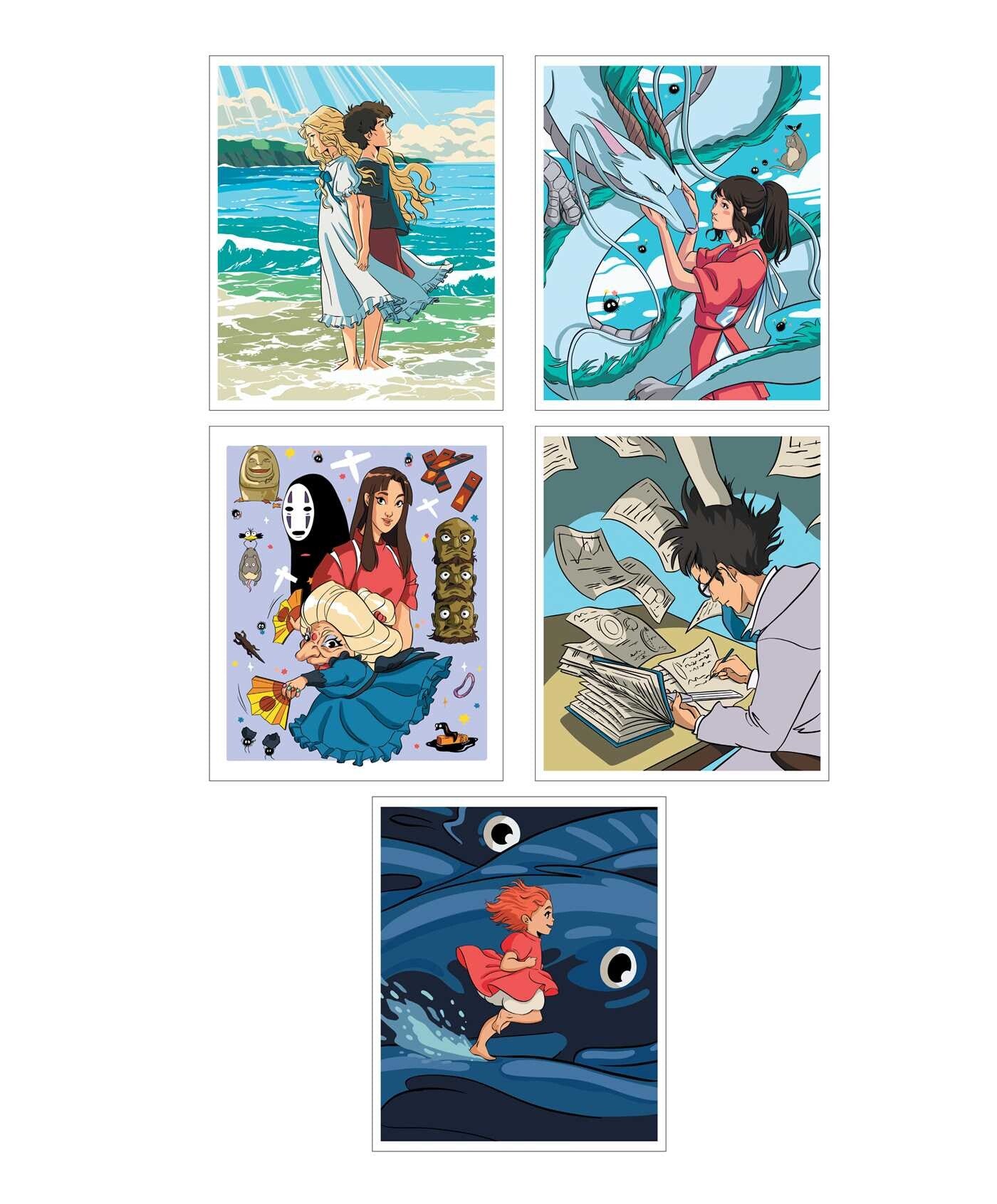 The Unofficial Studio Ghibli Color By Number Book
