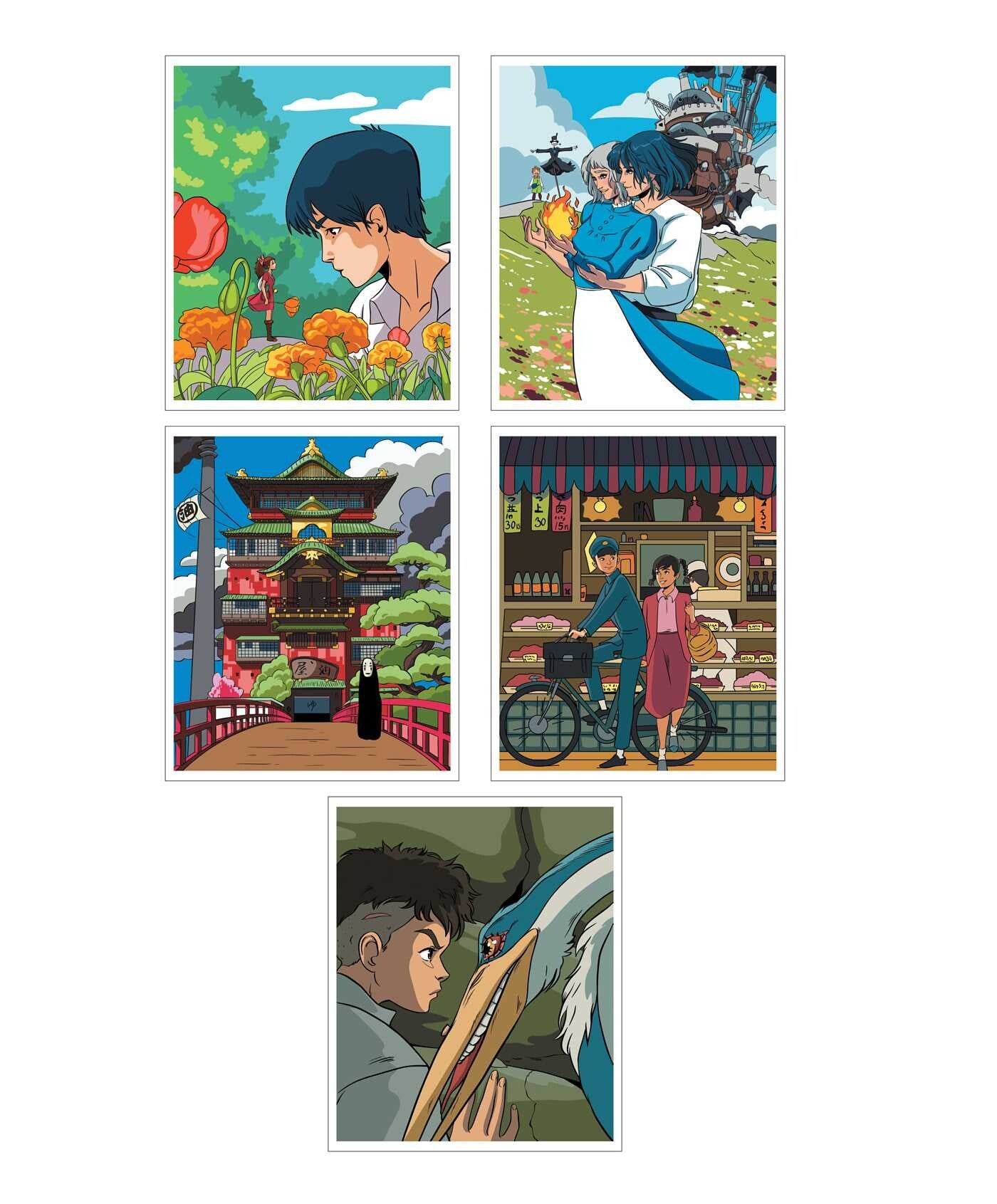 The Unofficial Studio Ghibli Color By Number Book