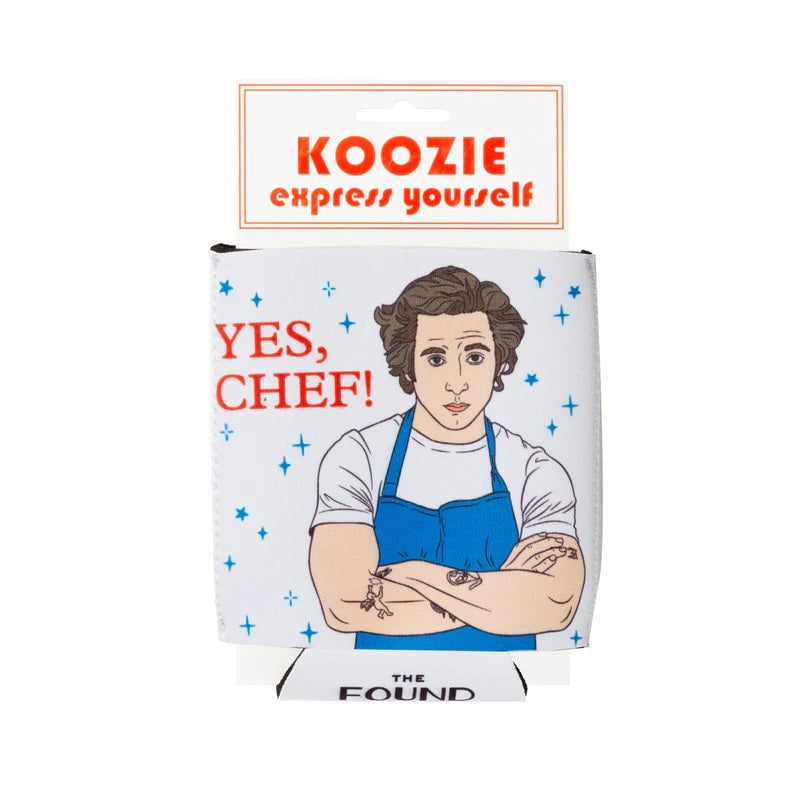 The Bear Yes, Chef! Koozie
