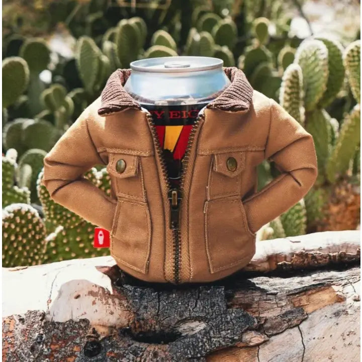 The Detroit Chestnut Jacket Koozie