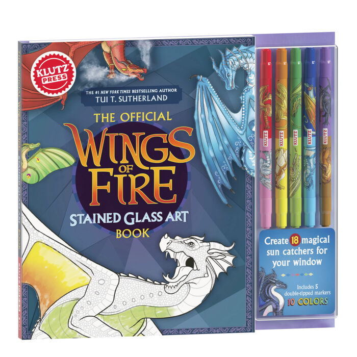 Official Wings Of Fire Stained Glass Art Book