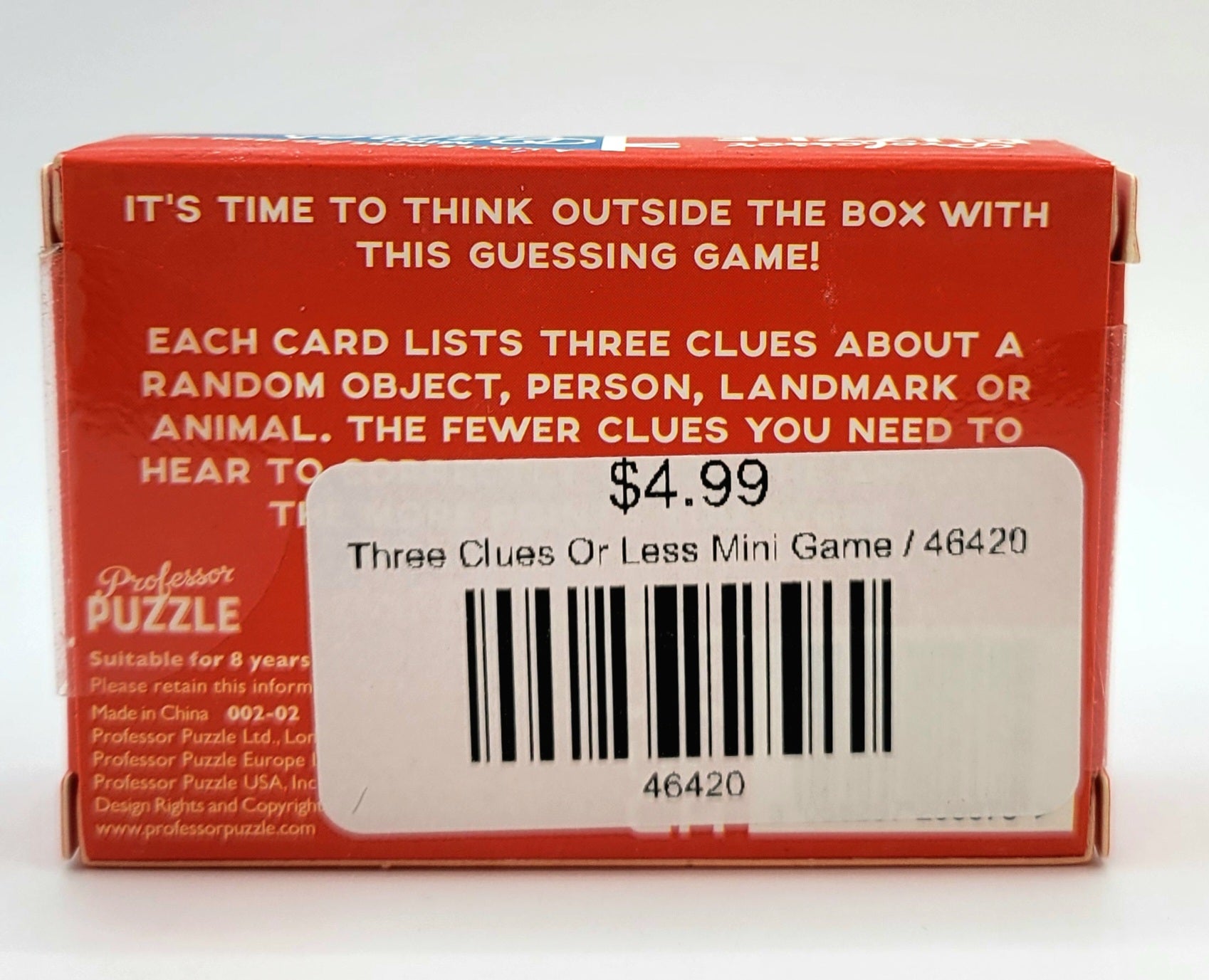 Three Clues Or Less Mini Game