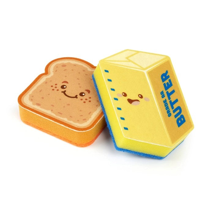 Tidy Toast And Butter Kitchen Sponges
