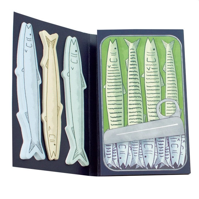 Tinned Fish Sticky Notes