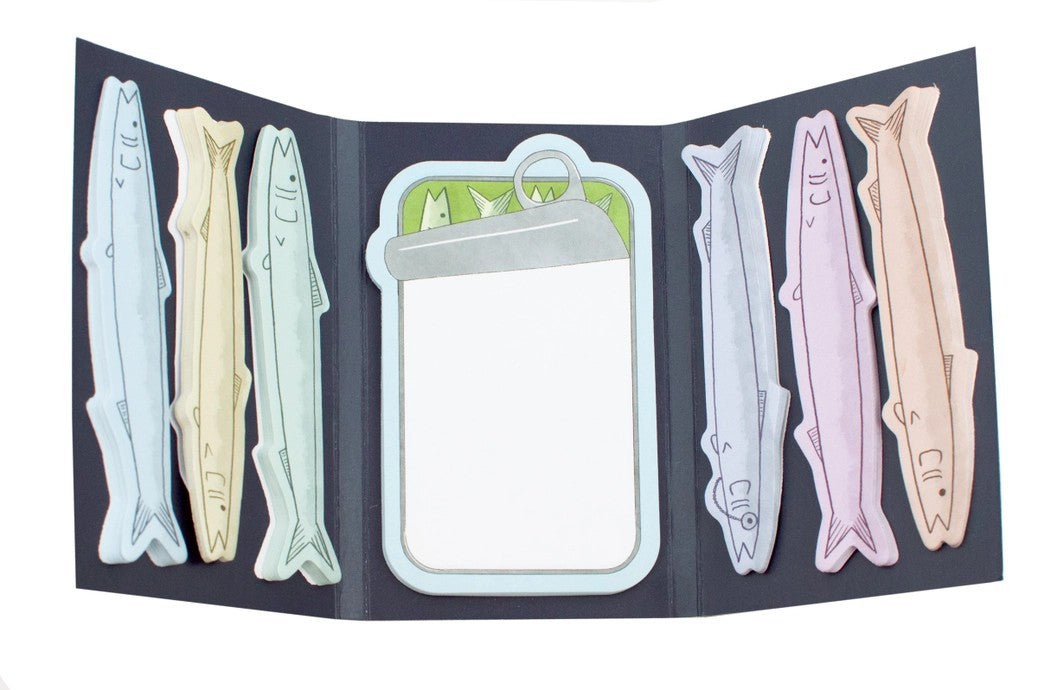 Tinned Fish Sticky Notes