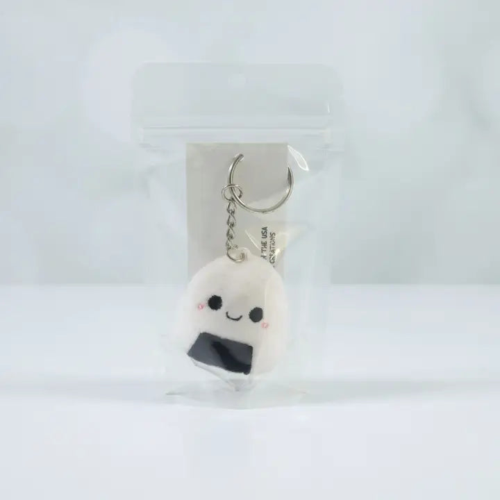 Tiny Onigiri Rice Ball Plush Keychain