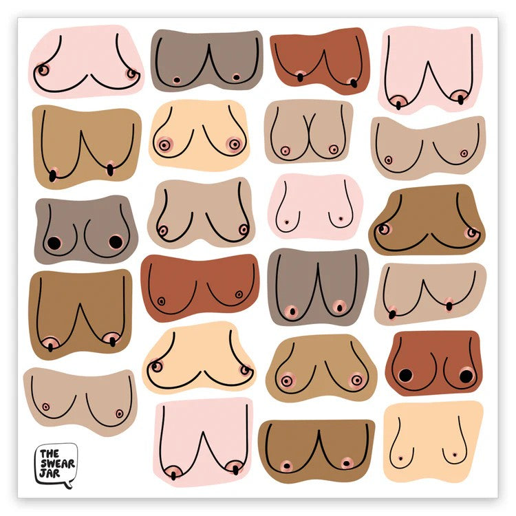 Titty Committee Sticker Sheet
