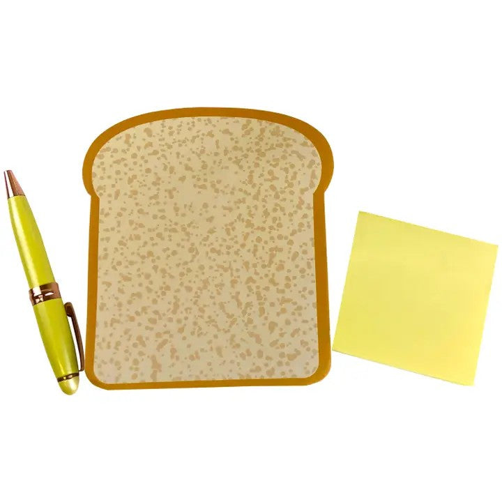 Toastsy Notes Bread & Butter Notepad Pen Combo
