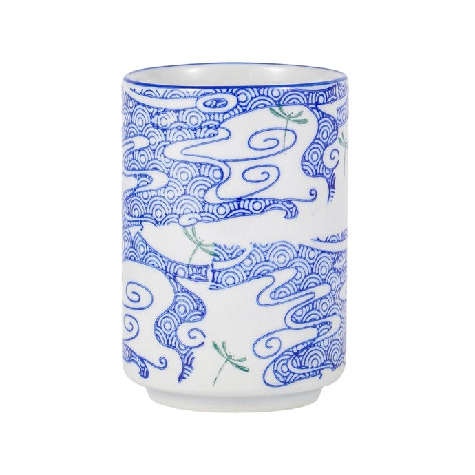 Dragonfly Tombo Yunomi Style Tea Cup 10 oz