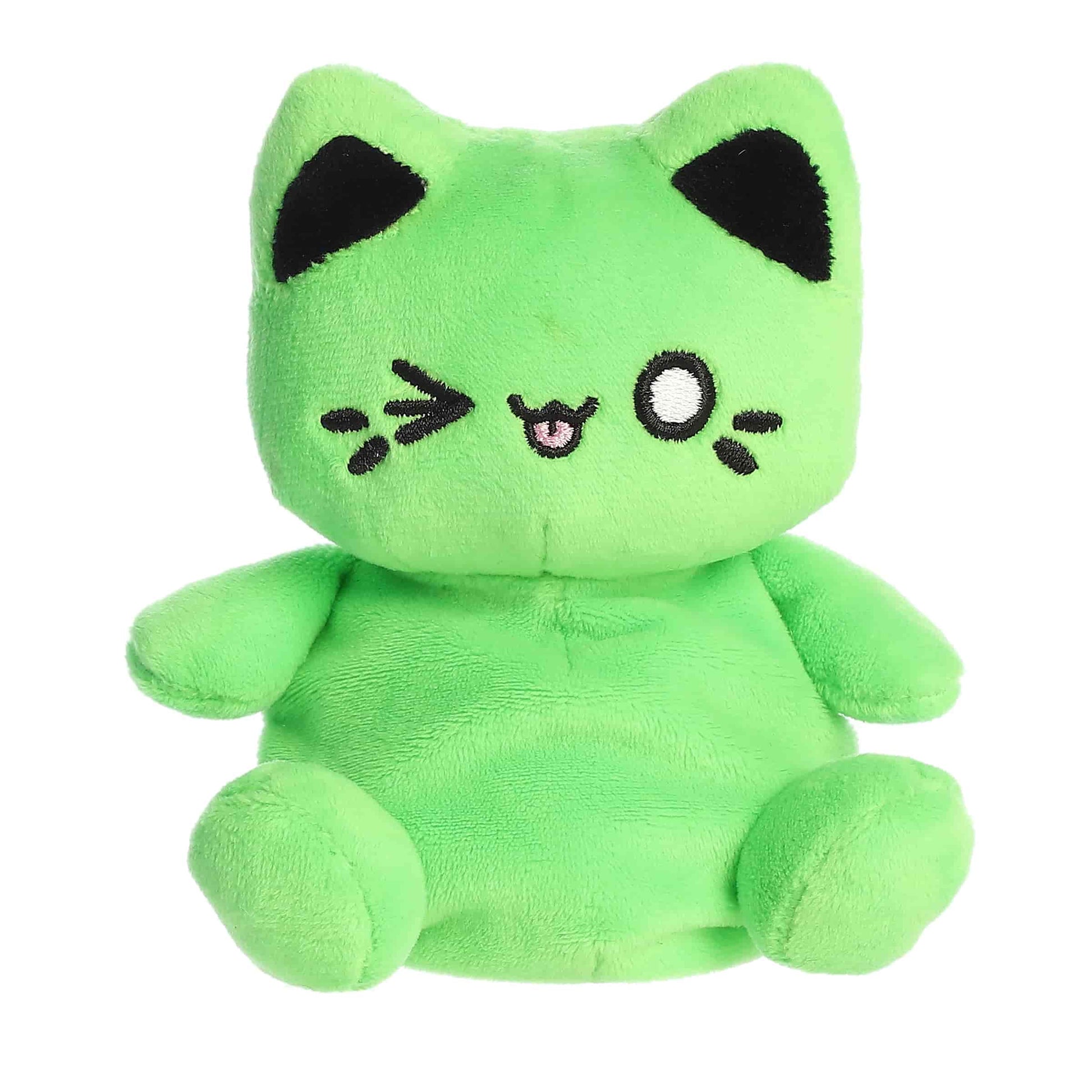 Toxic Green Meowchi Palm Pals Plush 5"