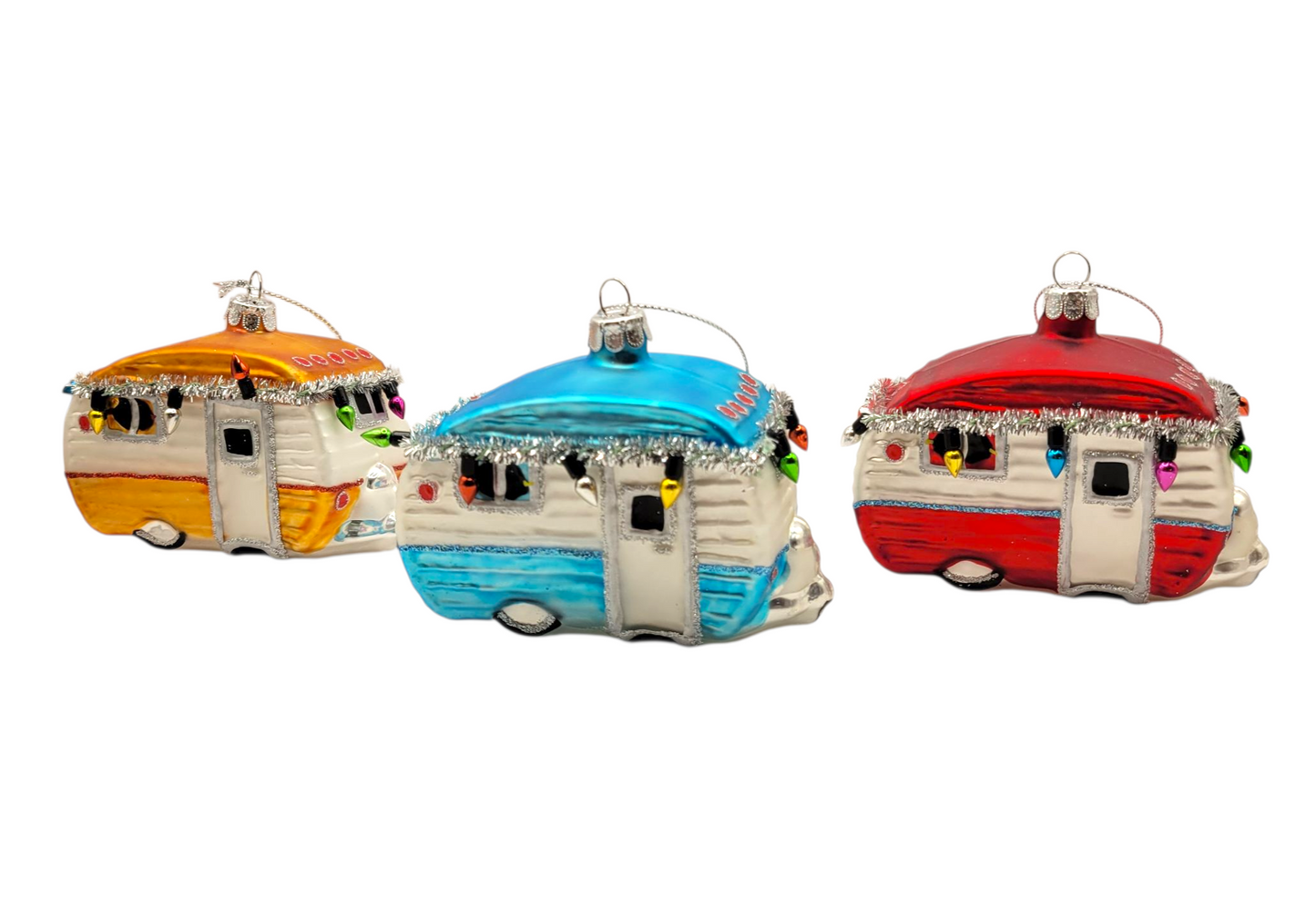 Trailer Ornament BLUE, RED, Or ORANGE