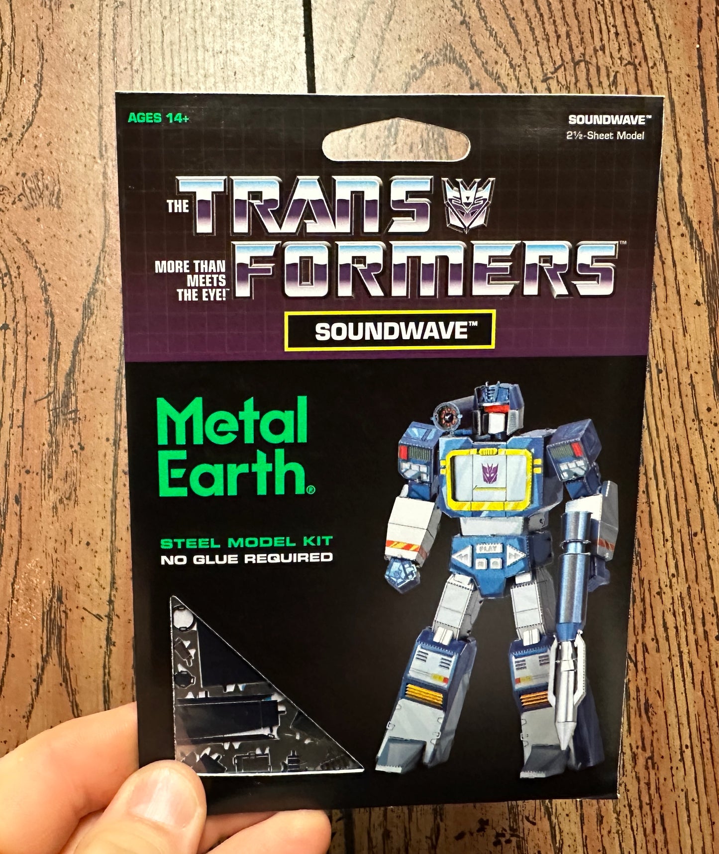 Transformers Soundwave Metal Model