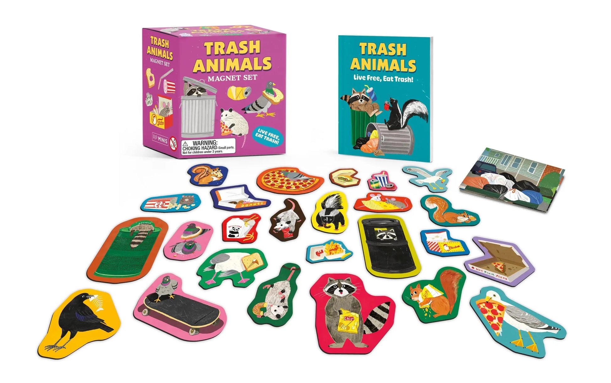 Trash Animals Magnets Kit