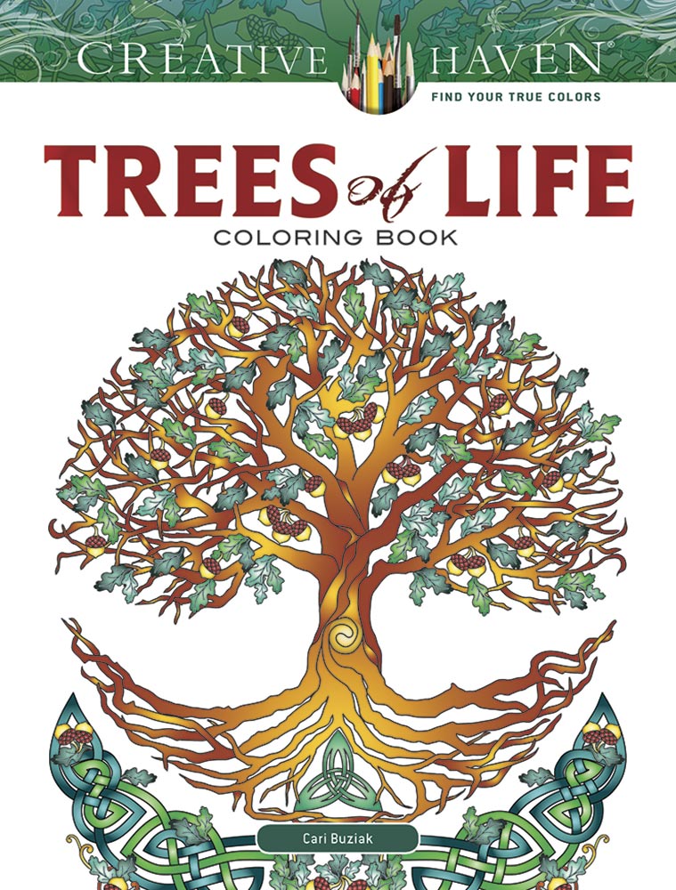 Trees Of Life Coloring Book Creative Haven