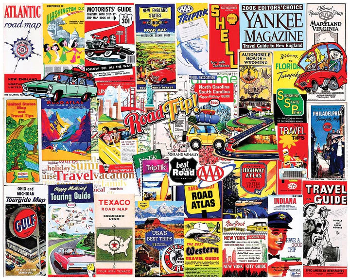 U.S. Maps & Travel Guides Puzzle 1000 pc