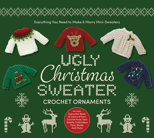 Ugly Christmas Sweater DIY Crochet Ornaments