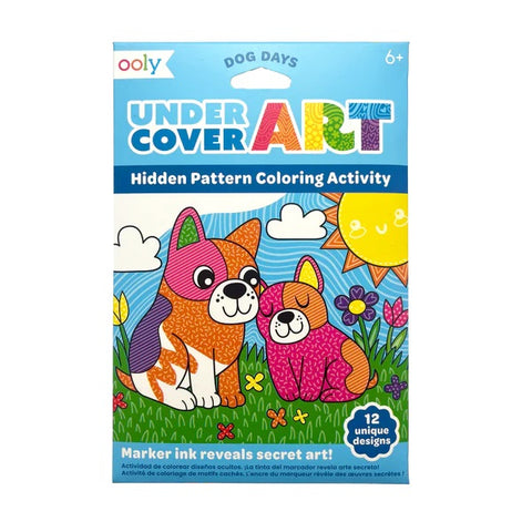 Undercover Art Dog Days Coloring Activity