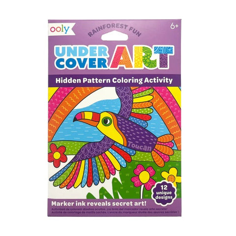 Undercover Art Rainforest Fun Coloring Activity